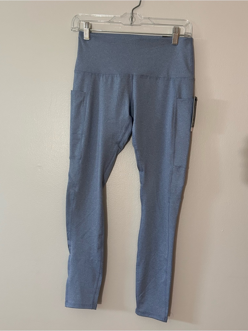 New York Laundry Heather Light Blue High-Waisted Leggings